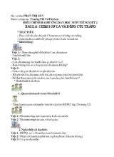Điều chỉnh bài hướng dẫn học môn Tiếng Việt 2 - Bài 21 Chim sơn ca và bông cúc trắng